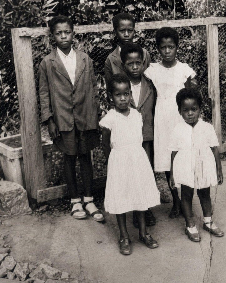 Six siblings in Kumasi, early 1960s.