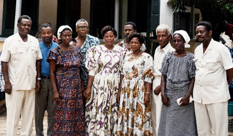 Family elders at an engagement in Accra.