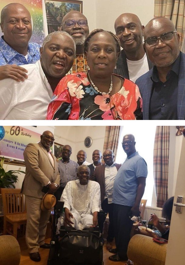 60th birthday with UGMS and PRESEC classmates, London.