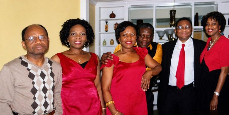 A Valentine’s gathering at our East Lansing home.