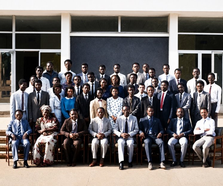 UGMS graduation group, March 1988.